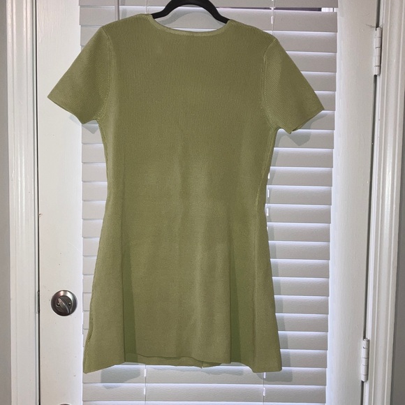SHEIN Olive Green Mini Dress - Picture 6 of 6